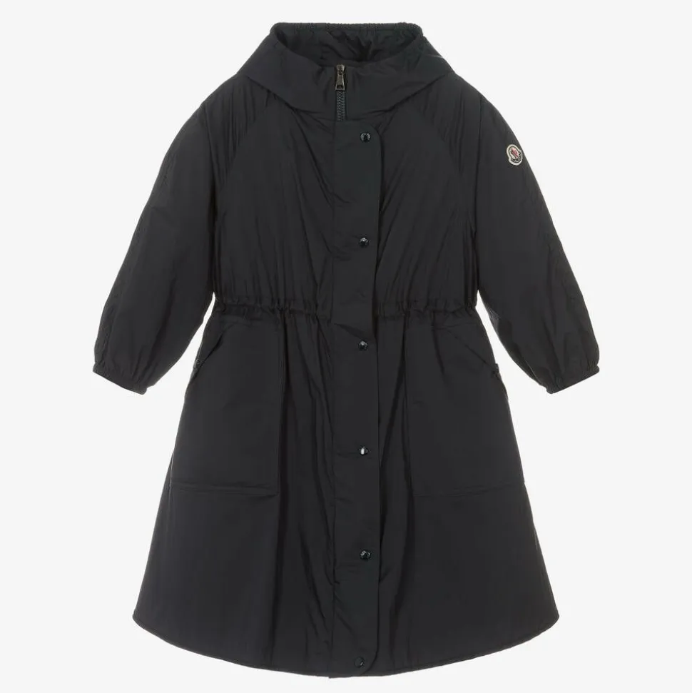 Girls Navy Blue Lins Coat