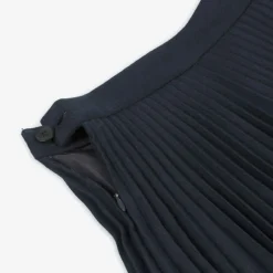 Girls Navy Blue Pleated Skirt