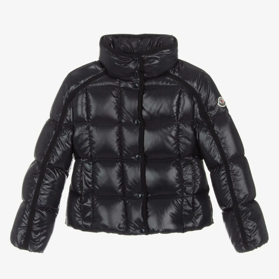 Girls Navy Blue Selat Down Puffer Jacket