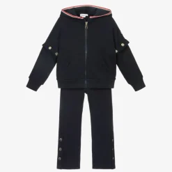Girls Navy Blue Tracksuit