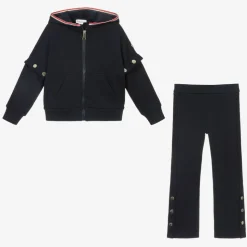 Girls Navy Blue Tracksuit