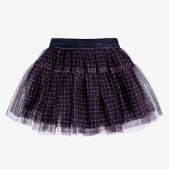 Girls Navy Blue Tulle Skirt