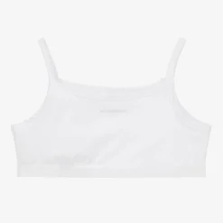 Girls Organic Cotton Cropped Vest (3 Pack)