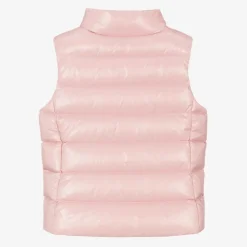Girls Pale Pink Ghany Down Padded Gilet