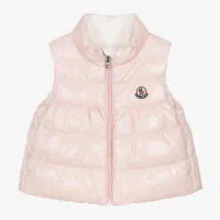 Girls Pale Pink Hiva Down Puffer Gilet