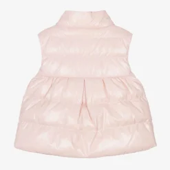 Girls Pale Pink Hiva Down Puffer Gilet