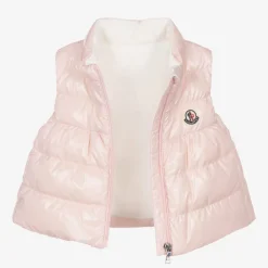 Girls Pale Pink Hiva Down Puffer Gilet
