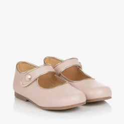 Girls Pink & Gold Shoes