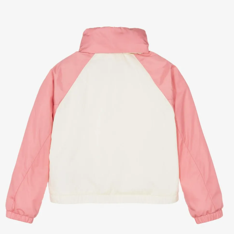 Girls Pink & Ivory Enabish Jacket