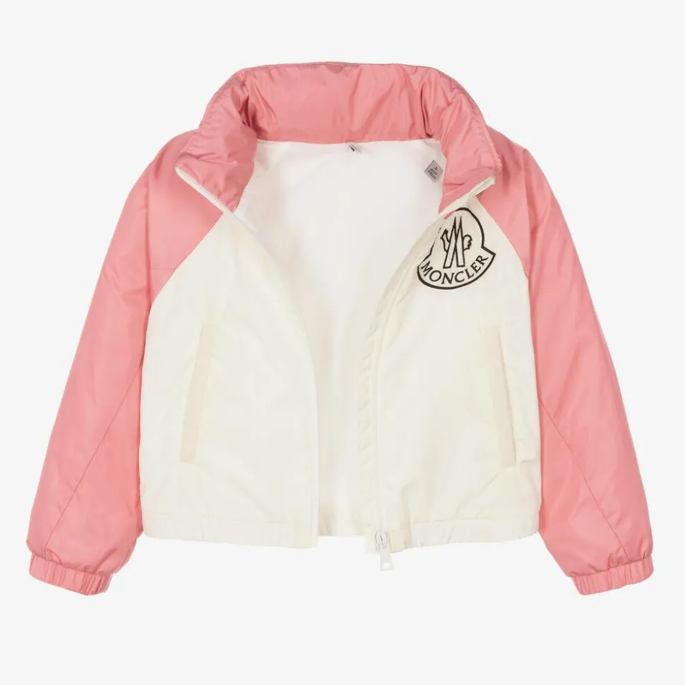 Girls Pink & Ivory Enabish Jacket