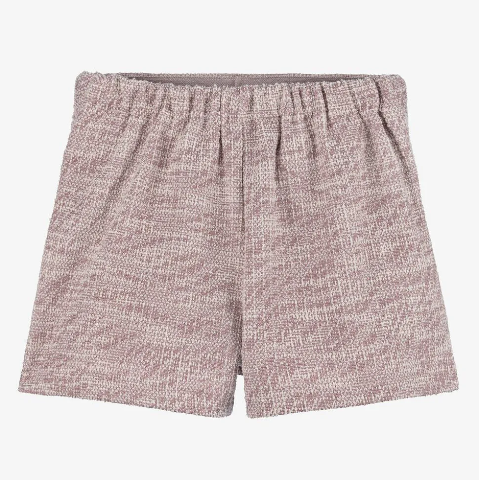 Girls Pink & Ivory Skort