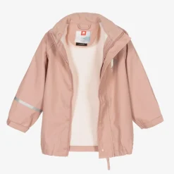 Girls Pink 2 Piece Rainsuit