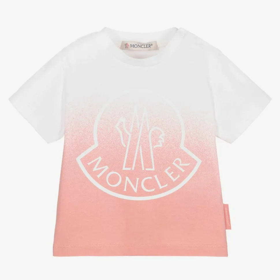 Girls Pink & White T-Shirt