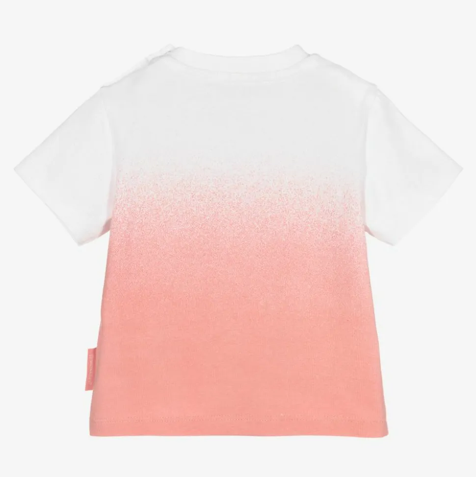 Girls Pink & White T-Shirt