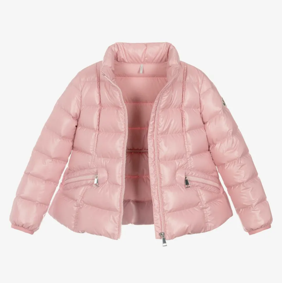 Girls Pink Ainay Down Puffer Jacket