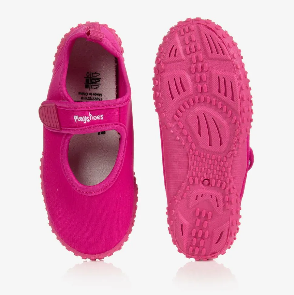 Girls Pink Aqua Shoes