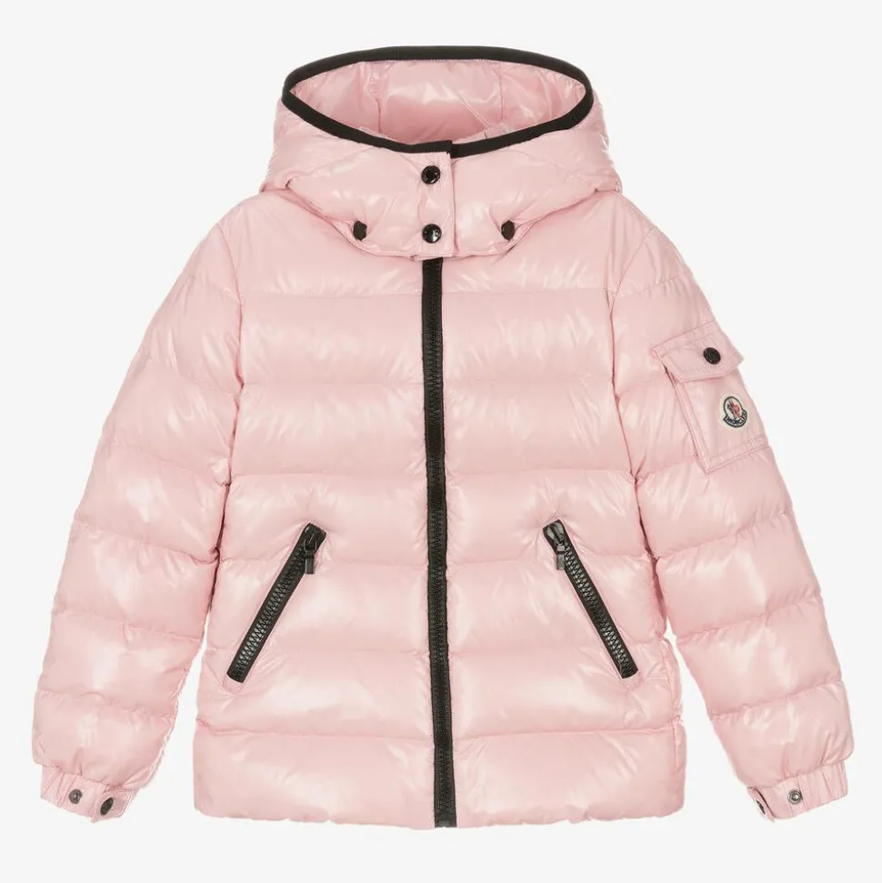 Girls Pink Bady Down Padded Jacket
