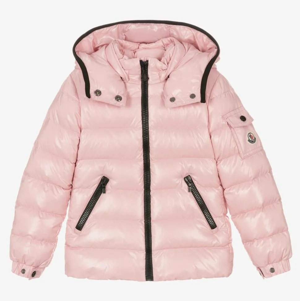 Girls Pink Bady Down Padded Jacket