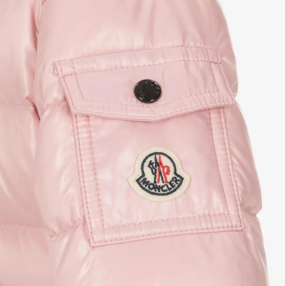 Girls Pink Bady Down Padded Jacket
