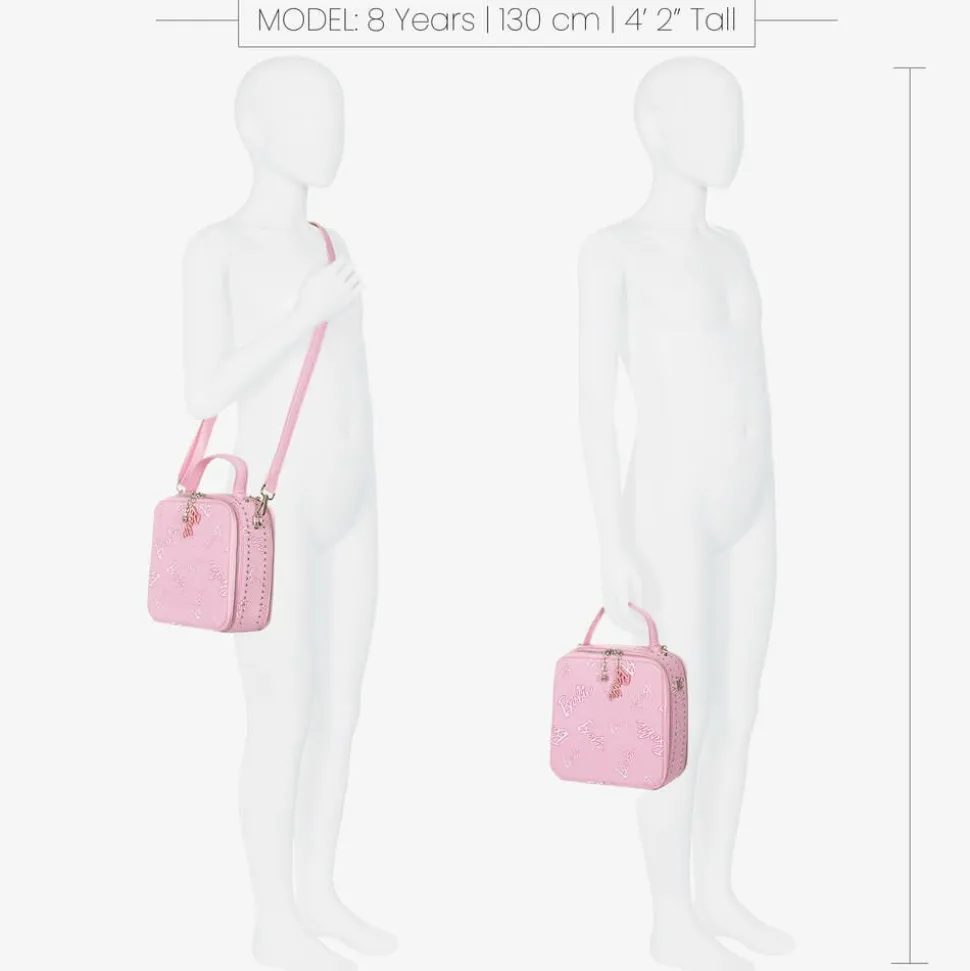 Girls Pink Barbie Handbag (18cm)