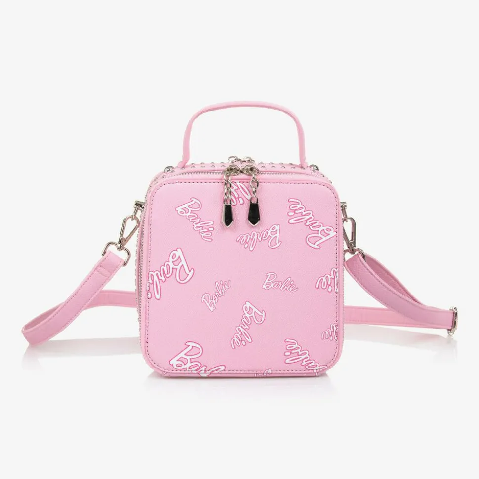 Girls Pink Barbie Handbag (18cm)