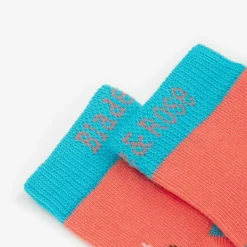 Girls Pink Bonnie Highland Cow Socks