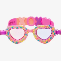 Girls Pink Candy Heart Goggles