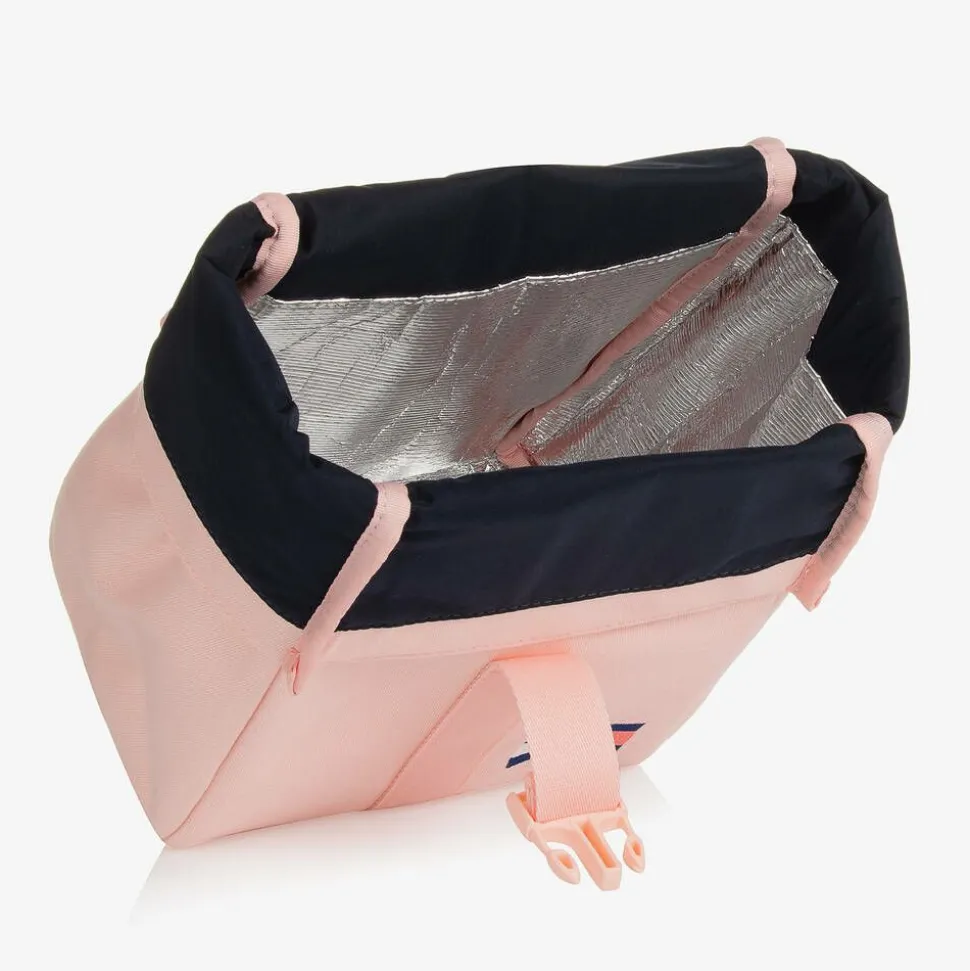 Girls Pink Canvas Flag Lunch Bag (23cm)