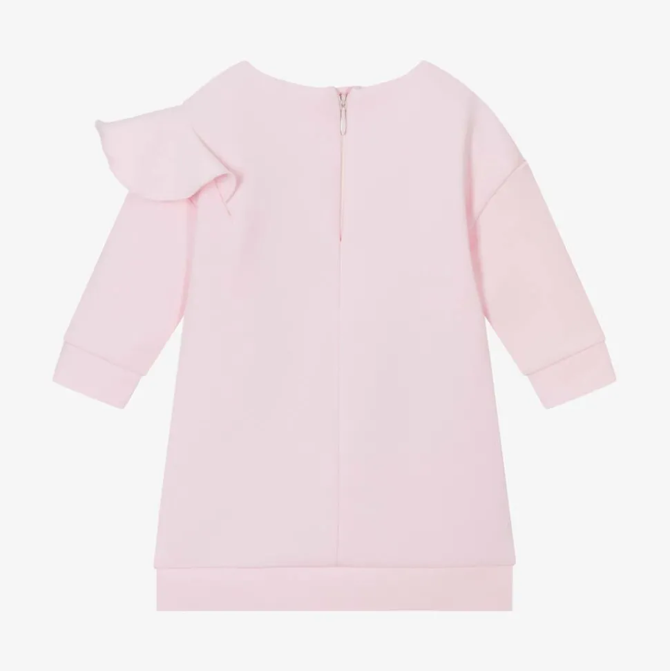Girls Pink Choupette Sweatshirt Dress