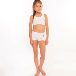 Girls Pink Cotton Bra Top