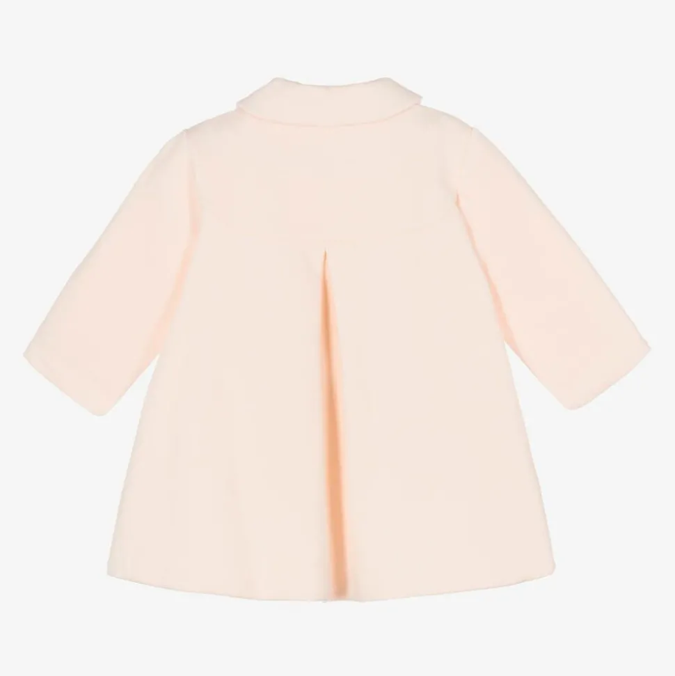 Girls Pink Cotton Coat