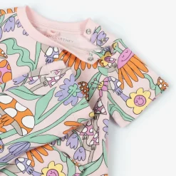 Girls Pink Cotton Fairy Legging Set