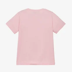 Girls Pink Cotton Medusa T-Shirt
