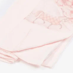 Girls Pink Cotton Princess Muslins (2 Pack)