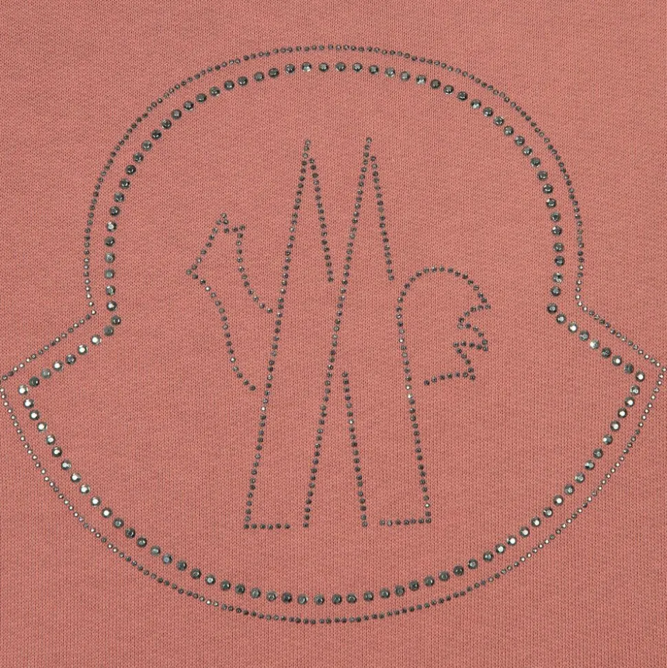 Girls Pink Cotton Sweatshirt