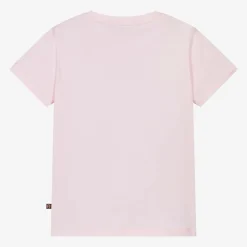 Girls Pink Cotton T-Shirt