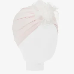 Girls Pink Cotton Turban