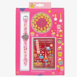 Girls Pink Cupcake Watch