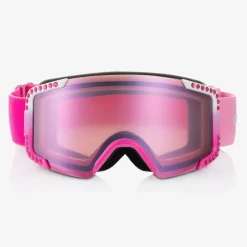 Girls Pink Diamanté Ski Goggles