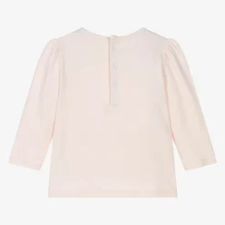 Girls Pink Disney Print Cotton Top