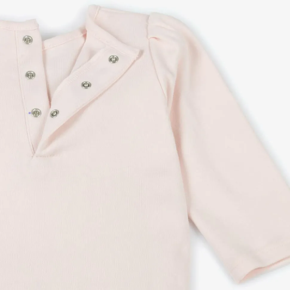 Girls Pink Disney Print Cotton Top