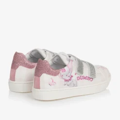 Girls Pink Disney Velcro Trainers