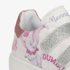 Girls Pink Disney Velcro Trainers