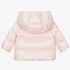 Girls Pink Down Padded Natas Jacket