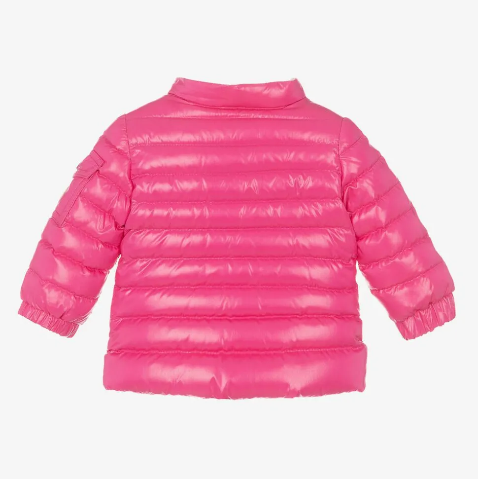 Girls Pink Down Padded Paulas Jacket