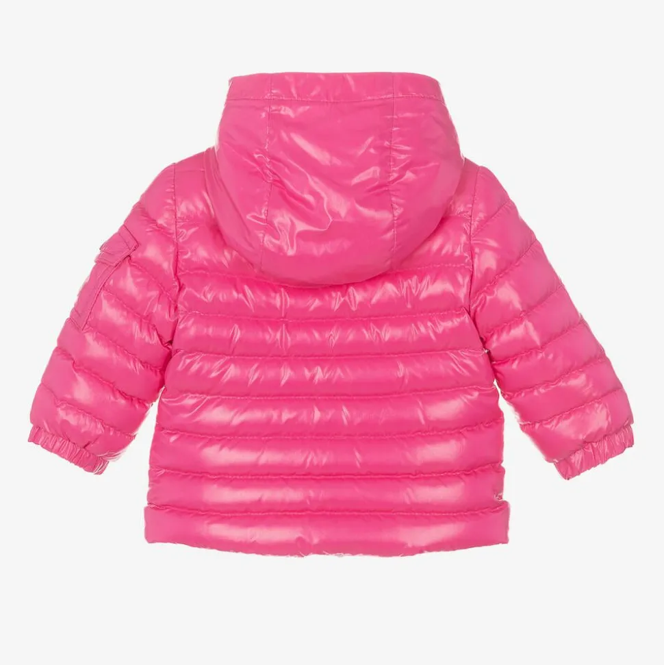 Girls Pink Down Padded Paulas Jacket