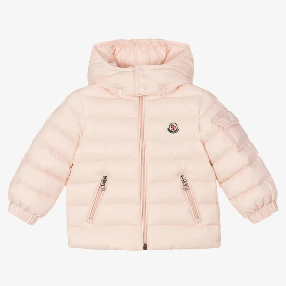 Girls Pink Down Puffer Jacket