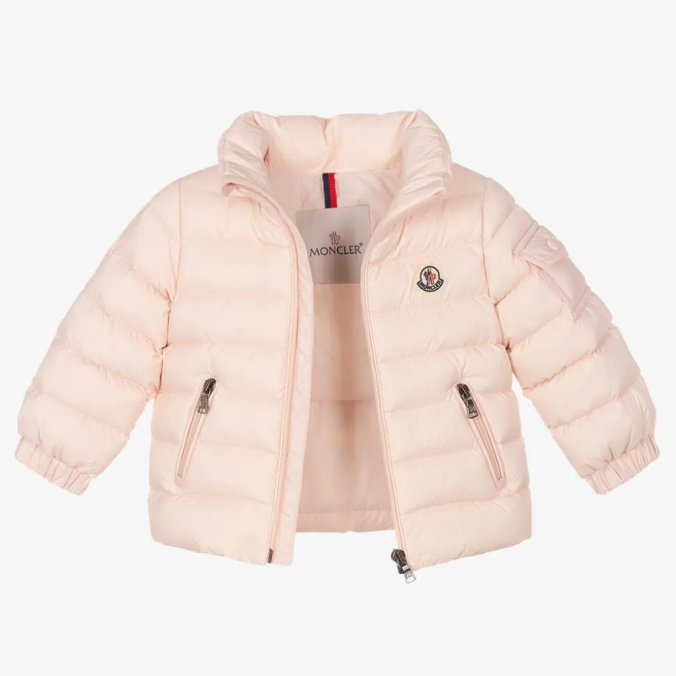 Girls Pink Down Puffer Jacket