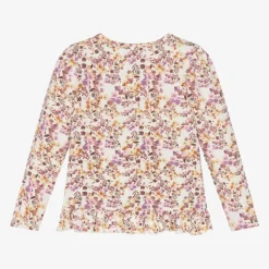 Girls Pink Floral Top