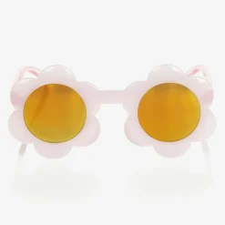 Girls Pink Flower Sunglasses (UVA/UVB)